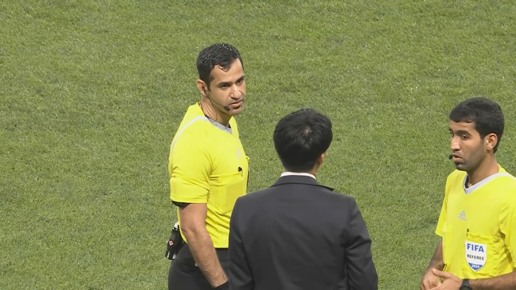  賈西姆執(zhí)法亞冠海港客戰(zhàn)神戶勝利船，此前主哨國足0-7日本