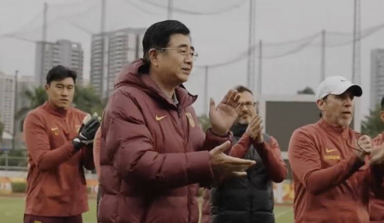  U20亞洲杯開賽在即，足協(xié)主席宋凱探班U20國(guó)青隊(duì)