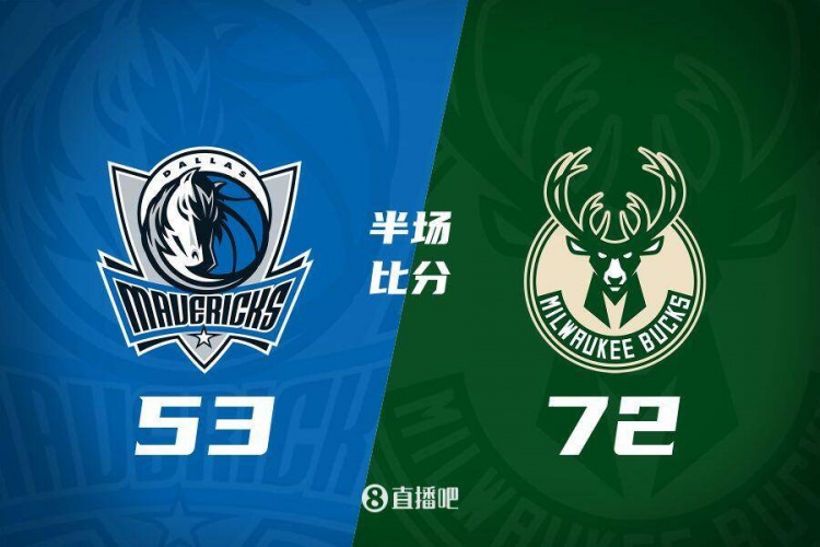  利拉德26分&三分6中5 字母哥20+8 雄鹿半場領(lǐng)先殘陣獨行俠19分！