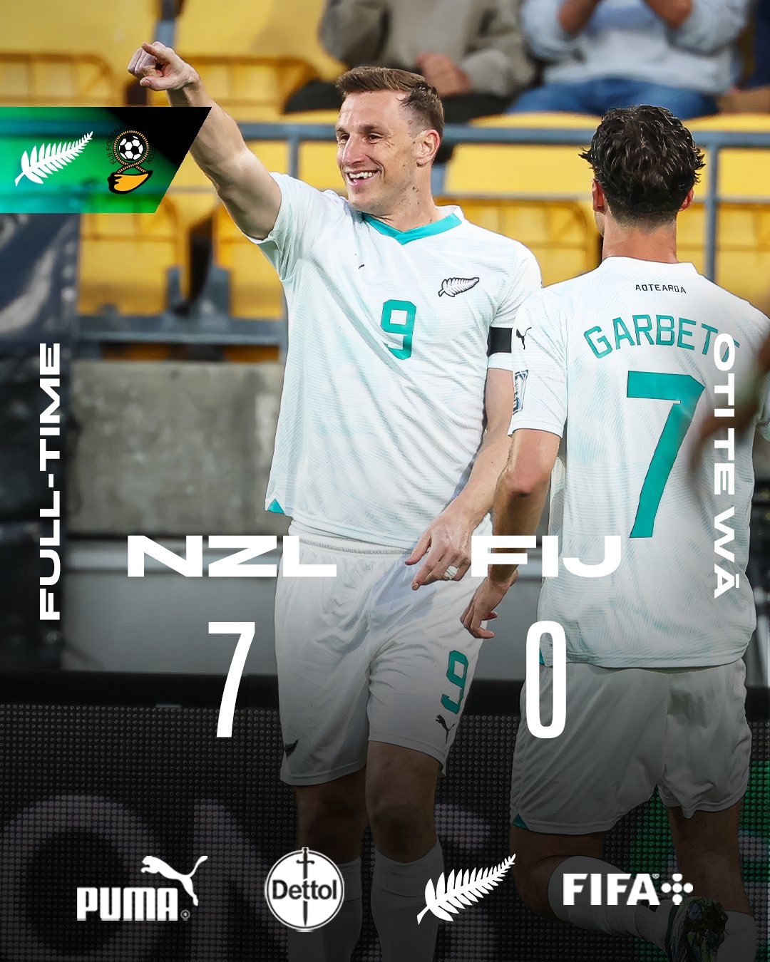  距世界杯一步之遙！新西蘭7-0進大洋洲決賽，其FIFA排名高國足1位