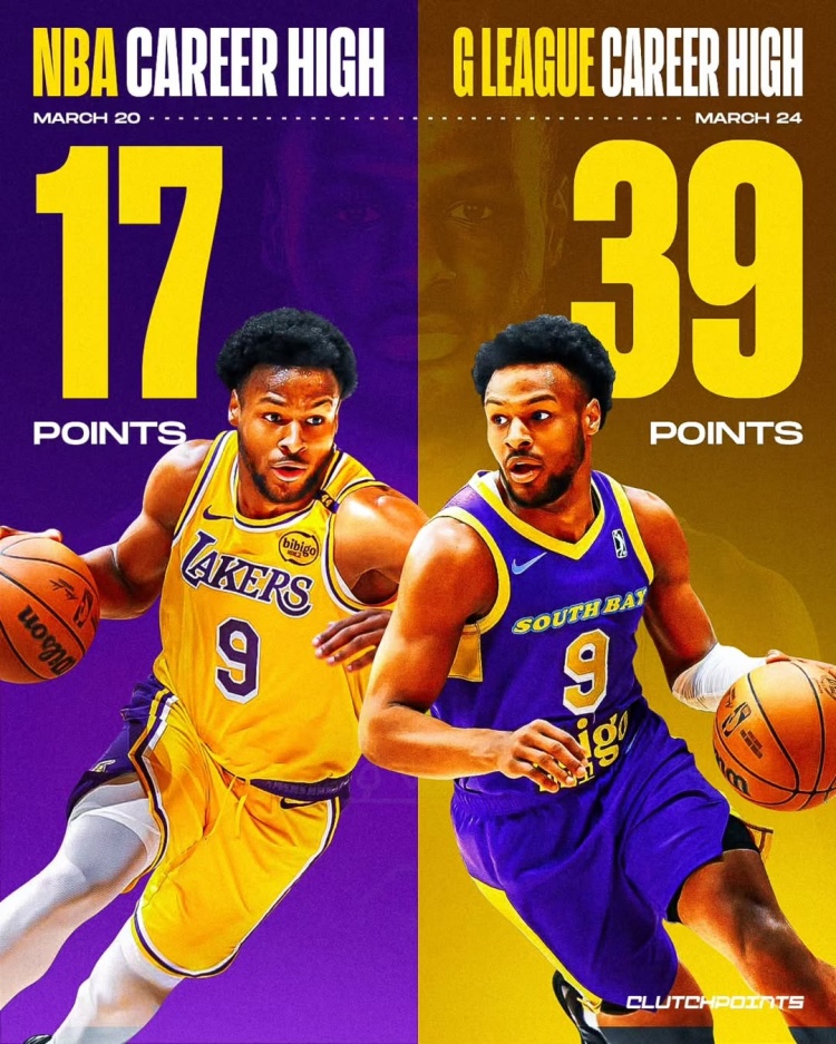  在進步！布朗尼一周內(nèi)先后創(chuàng)下個人NBA和G聯(lián)盟單場得分新紀錄