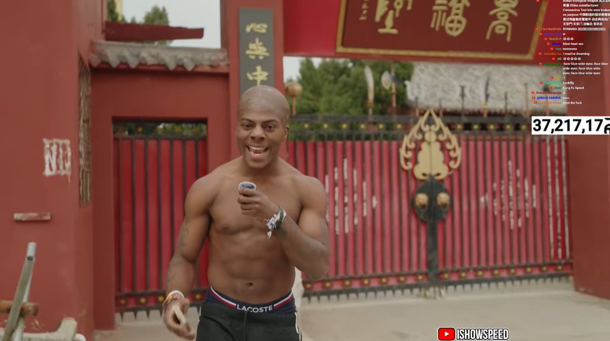  光頭造型！Speed中國行來到鄭州少林寺，上香拜佛學(xué)功夫