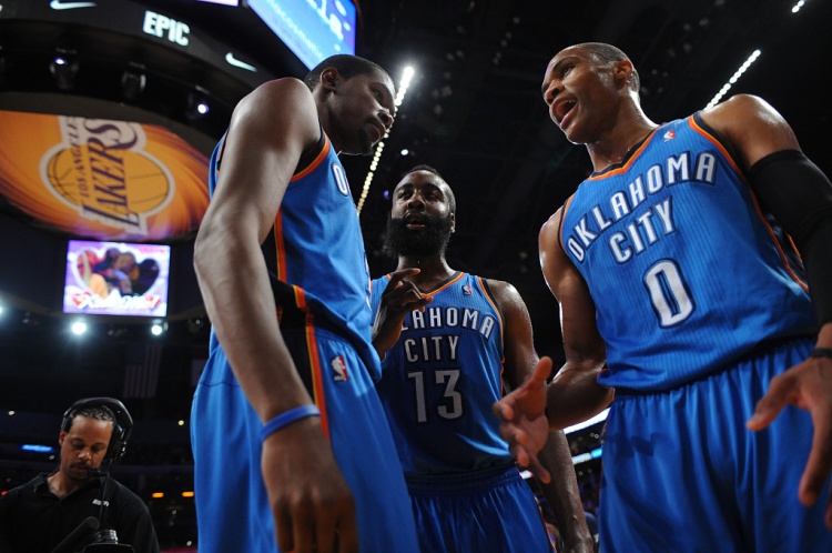  雷霆三少得分全部進入歷史前20！他們是NBA歷史最大的如果嗎？